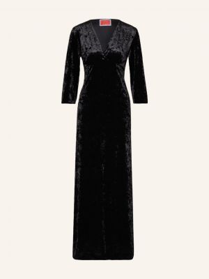 Sametové šaty Anna's černé