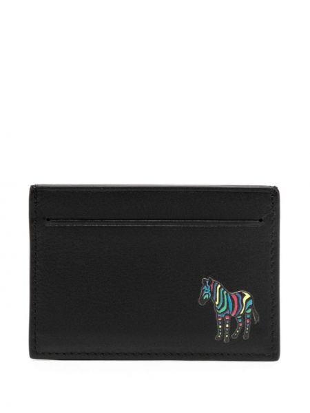 Kožená peňaženka so vzorom zebry Ps Paul Smith
