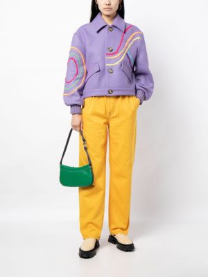 Jacke mit stickerei Mira Mikati lila