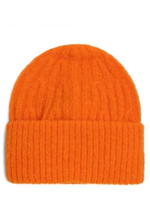 Pomarańczowa czapka z alpaki American Vintage