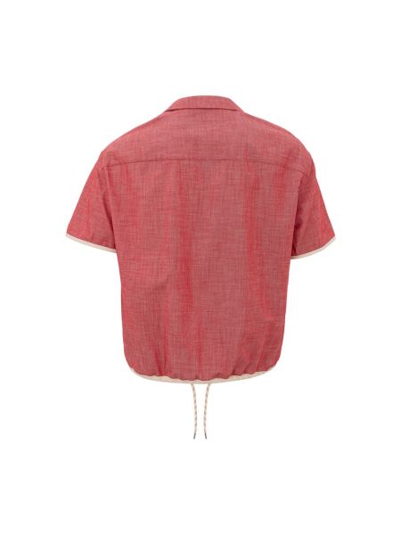 Koszula z krótkim rękawem Armani Exchange czerwona