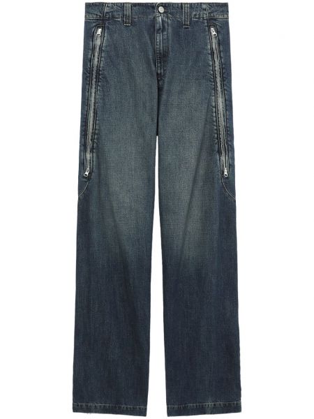 Flared jeans Mm6 Maison Margiela blå