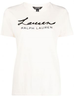 Tričko Lauren Ralph Lauren biela