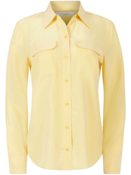 Camicia slim fit Equipment giallo