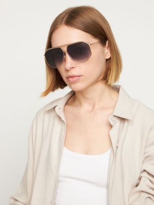 Oversized slnečné okuliare Isabel Marant zlatá