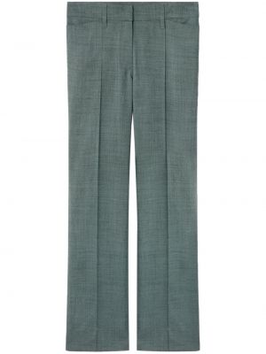 Spodnie wełniane Stella Mccartney zielone