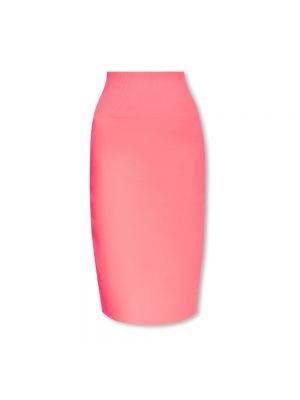 High waist midirock Victoria Beckham pink