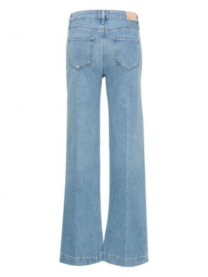 High waist jeans ausgestellt Paige blau