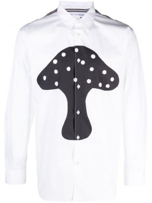 Baskılı pamuk uzun gömlek Comme Des Garçons Shirt