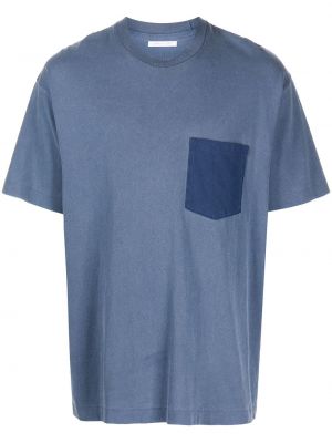 Koszulka dopasowana z kieszeniami John Elliott niebieska
