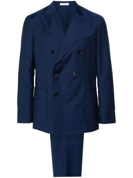 Svītrainas uzvalks Boglioli zils