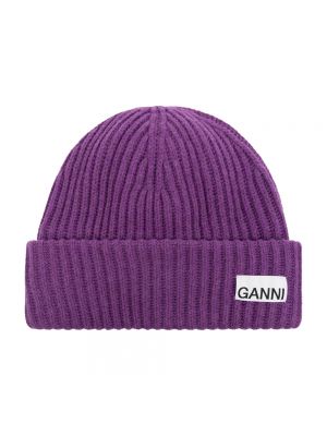 Bonnet Ganni violet