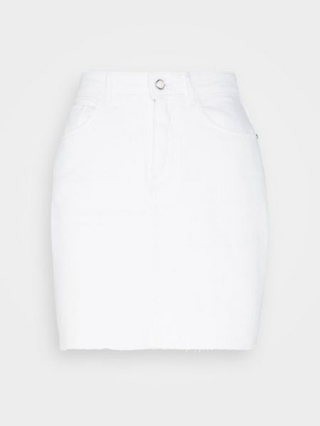Spódnica jeansowa Guess biała