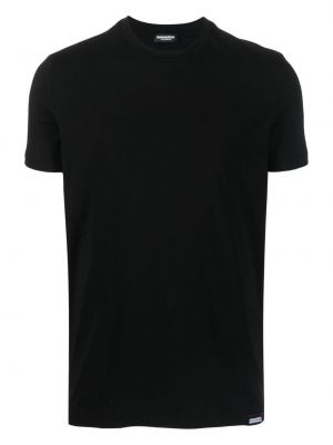 Bavlnené tričko Dsquared2 čierna