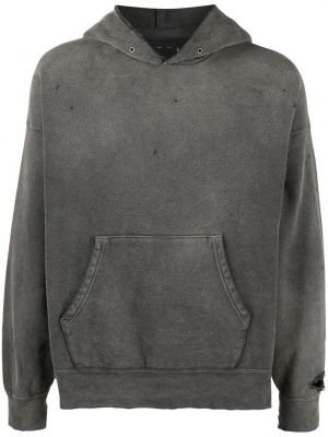Pamučna hoodie s kapuljačom s izrezima Visvim