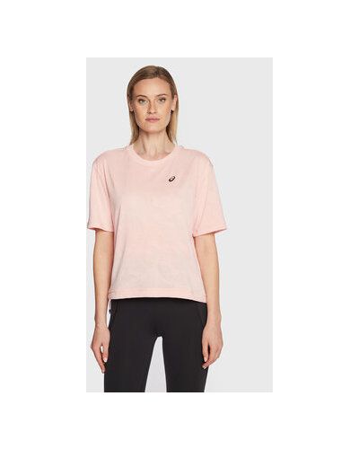 Voľné priliehavé športové tričko Asics ružová