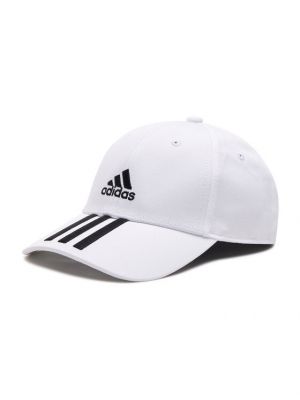 Ριγέ καπέλο Adidas λευκό