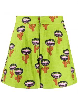 Pantalones cortos con estampado La Doublej verde