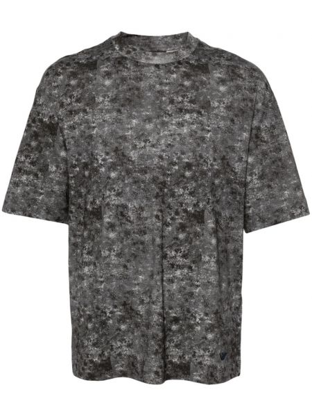 Tričko s výšivkou s potlačou s abstraktným vzorom Emporio Armani