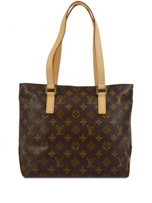 Τσάντα shopper Louis Vuitton καφέ