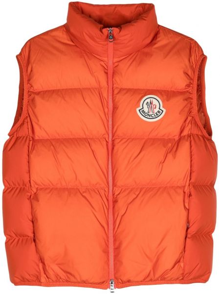 Tikattu liivi Moncler oranssi