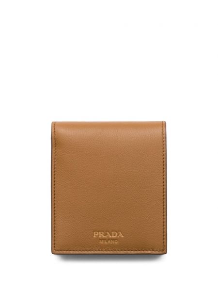 Leder geldbörse Prada braun