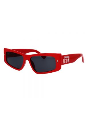 Okulary przeciwsłoneczne Dsquared2 czerwone