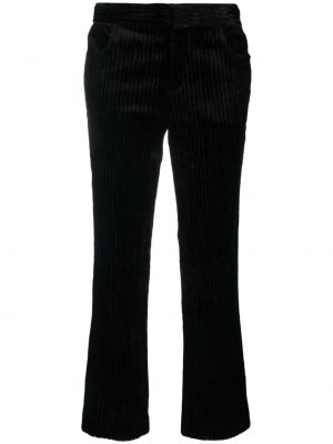 Manšestrové kalhoty Isabel Marant černé