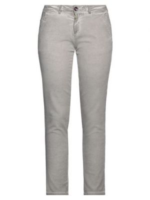 Pantalones de algodón Reiko gris