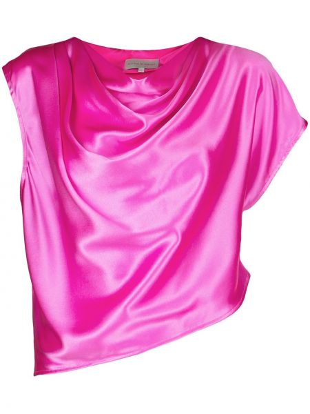 Asymetrický top Michelle Mason růžový