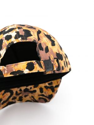 Raštuotas medvilninis kepurė su snapeliu leopardinis Just Cavalli