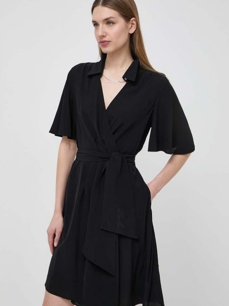Mini haljina Karl Lagerfeld crna