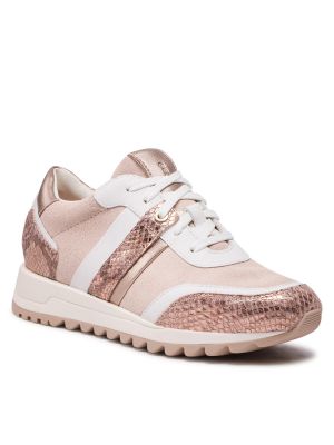 Sneakers από ροζ χρυσό Geox