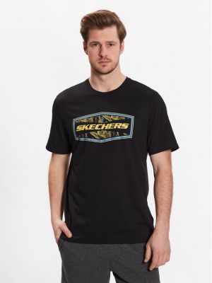 T-shirt Skechers nero