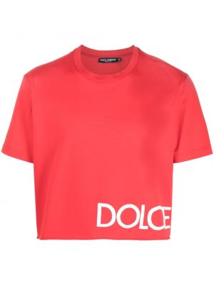 T-shirt Dolce & Gabbana röd