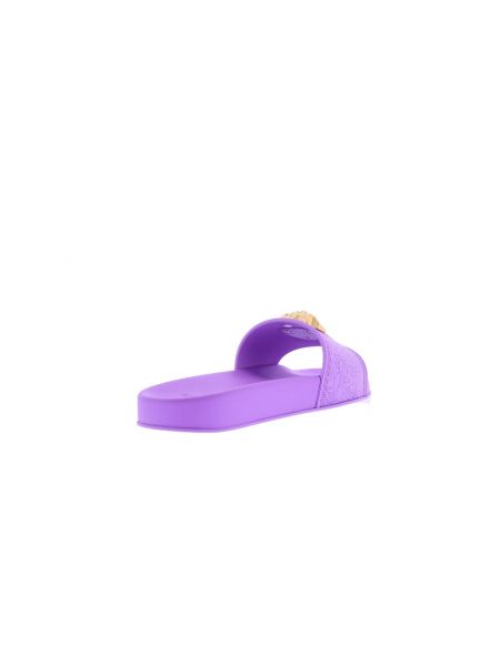 Pantuflas Versace violeta