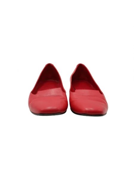 Calzado de cuero retro Hermès Vintage rojo