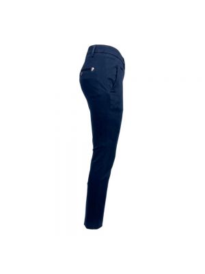 Pantalones chinos slim fit Dondup azul