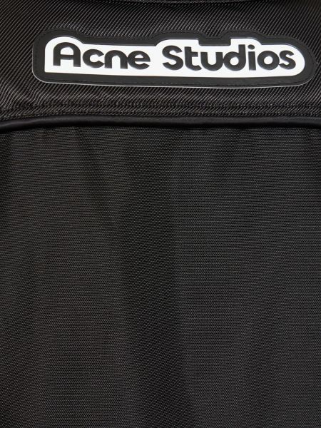 Pūkinė striukė Acne Studios juoda