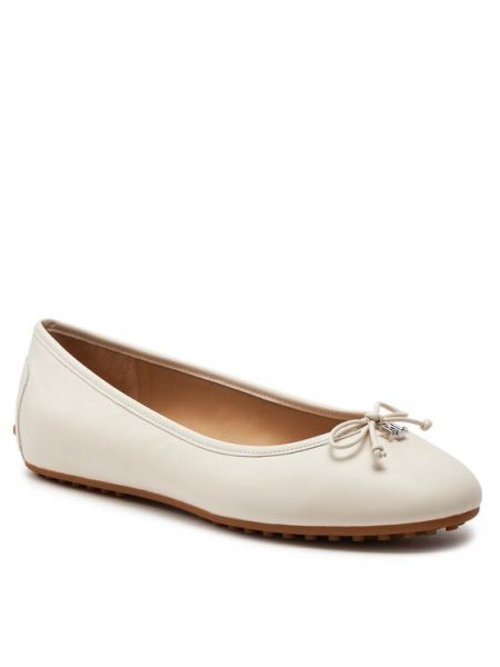 Balerina cipők Lauren Ralph Lauren fehér