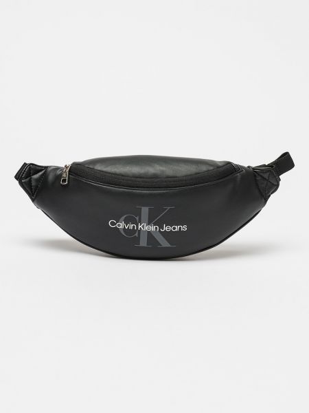 Поясная сумка из искусственной кожи Calvin Klein Jeans черная
