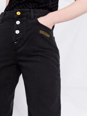 Straight fit džíny s vysokým pasem s potiskem Off-white