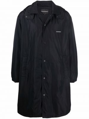 Hette trenchcoat Emporio Armani svart