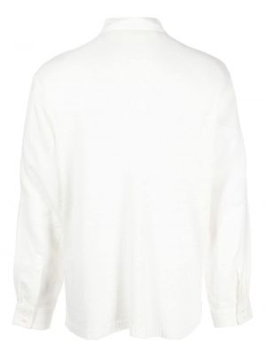 Lněná košile Isabel Benenato bílá