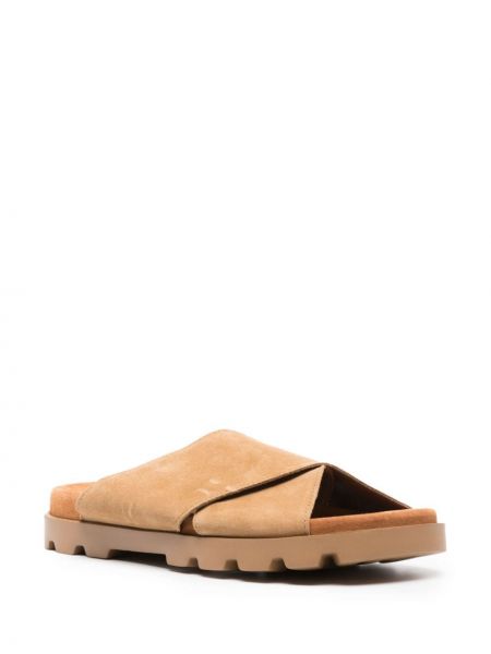 Semišové sandály Camper hnědé
