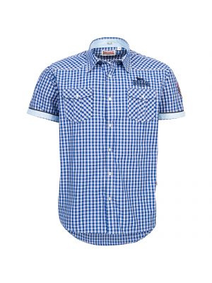 Риза с копчета Lonsdale синьо