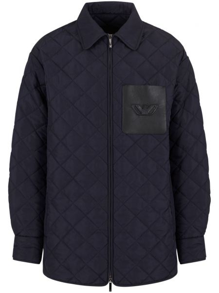 Quiltet jakke Emporio Armani blå