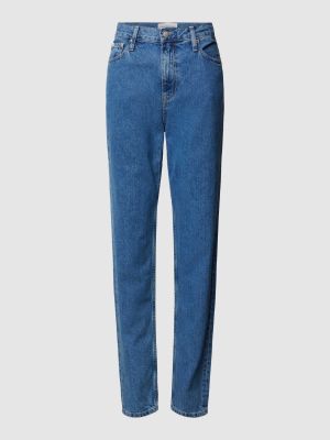 Jeansy z kieszeniami Calvin Klein Jeans niebieskie