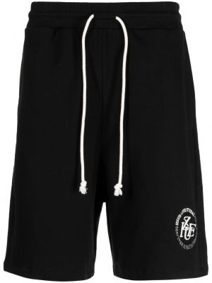 Pantaloncini sportivi ricamati Izzue nero