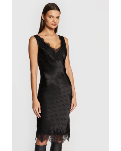 Blugirl Blumarine Koktélruha RF2129-T3208 Fekete Regular Fit